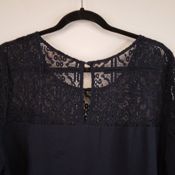 Umgee Lace BlueTunic Dress Size 2XL - Picture 7 of 11